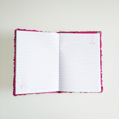 Customized Sequin Notebook