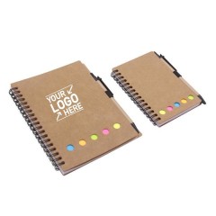 Kraft Paper Cover Notepad with Pen
