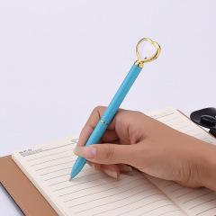 Heart Shaped Diamond Metal Pen