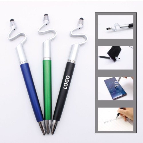 Stylus Ballpoint Pen & Phone Holder