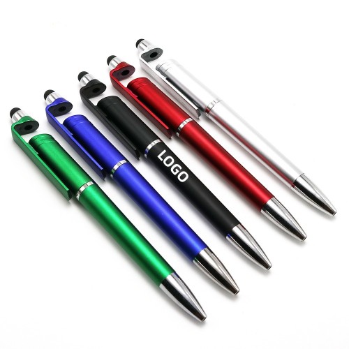 Touch Screen Pressable Rubber Tip Smooth Ballpoint Pen