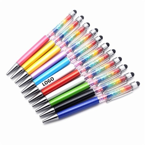 Crystal Stylus Touch Ballpoint Pen
