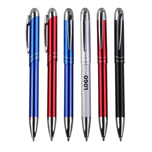 Sleek Metal Finish Aluminum Ballpoint Pens