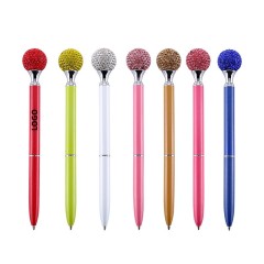Diamond Ball Retractable Ballpoint Pen