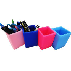 Silicone Square Pen Holder