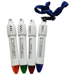 Lanyard Rope Rotating Message Window Pen