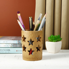 Bamboo Pen/Toothbrush Holder