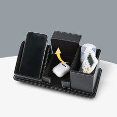 Leather Multifunctional Office Desk Organizer