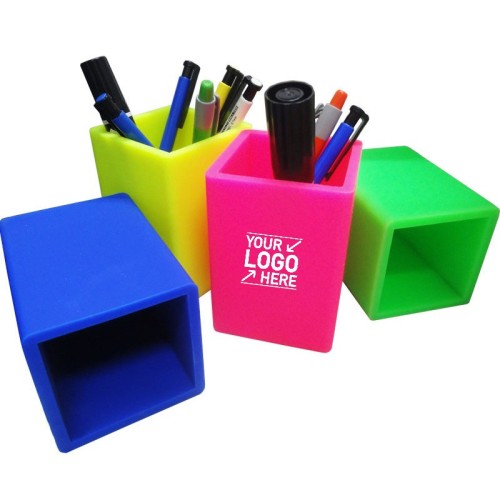 Silicone Square Pen Holder