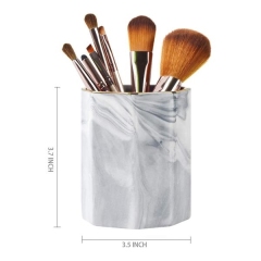 Ceramic Marble Pattern Pencil Cup