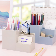 Office Desktop Storage Plastic Pen Holder