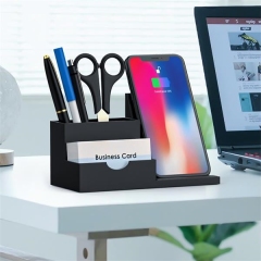 Desk Organizer with Fast Wireless Charger