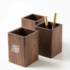 Black Walnut Solid Wood Pen Holder