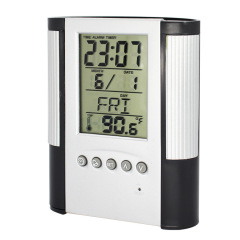 Pen Holder with Alarm Clock