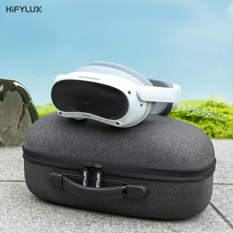 Hifylux Hard Carrying Case Gaming Headset and Controller Accessories Protective Waterproof Handbag Travel Bag for PICO 4