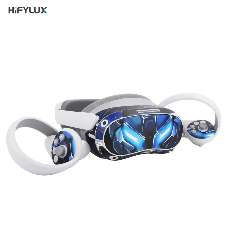 Hifylux PVC Stickers VR Headset and Controller Virtual Reality Decal Skin Protective Accessories for PICO 4