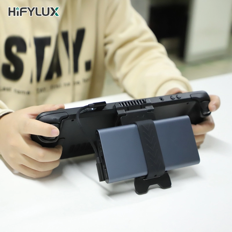 Hifylux Universal Battery Mount Kickstand Power Bank Holder Stand Accessories for Steam Deck Game Console