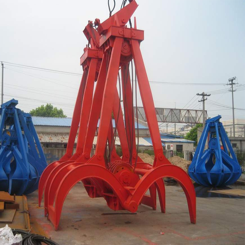 40t Motor Hydraulic Orange Peel Grab Hydraulic Scrap Metal Grab