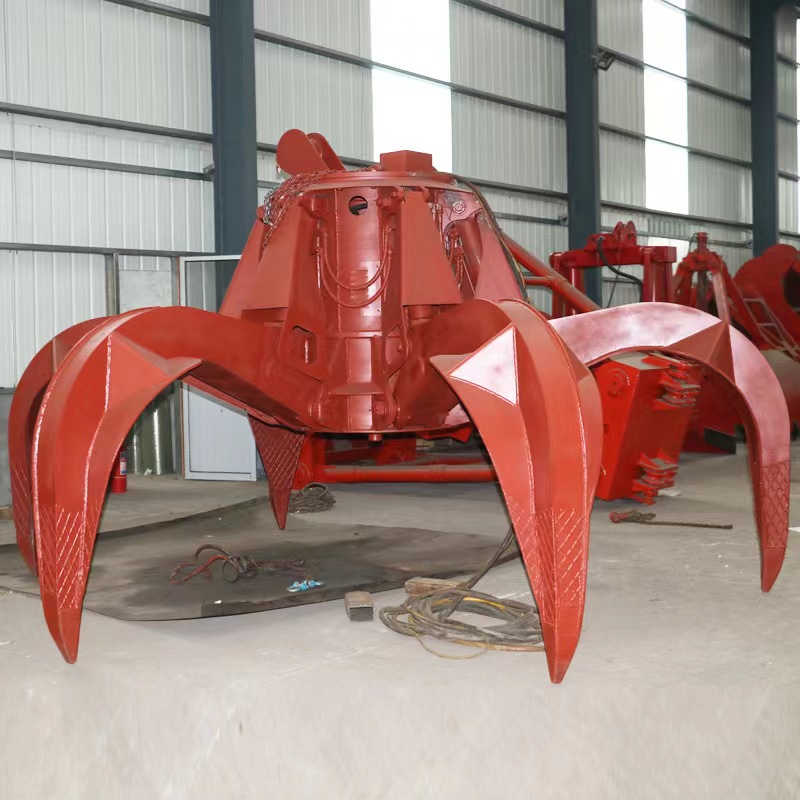 Factory Direct Sale Orange Peel Grapple Hydraulic Multi Disc Grab