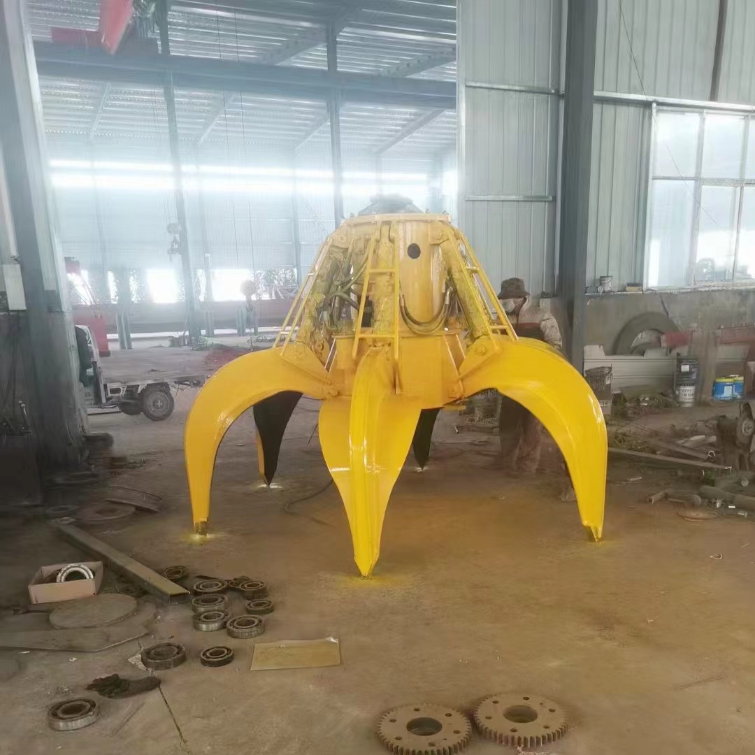 Factory Direct Sale Orange Peel Grapple Hydraulic Multi Disc Grab