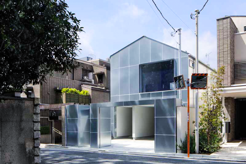 Duplex house made of galvanized steel panel