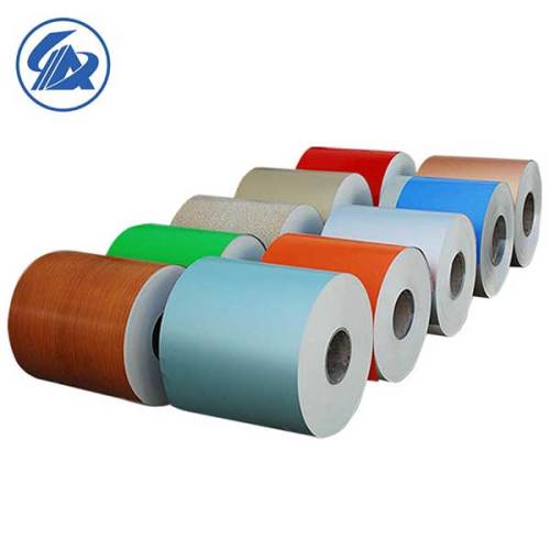 Bobina de aluminio recubierta de color personalizable Tira de lámina de aluminio recubierta de color al por mayor