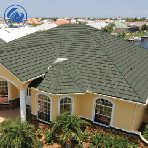 Galvalume Asphalt Roofing Tile Metal Stone Coated Roof Supplier