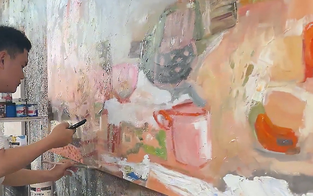 Within brushstrokes, all things are reborn