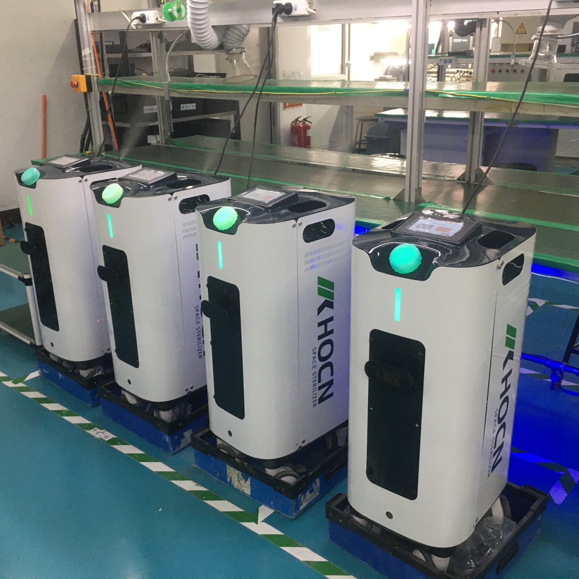 How does hydrogen peroxide disinfection machine work?