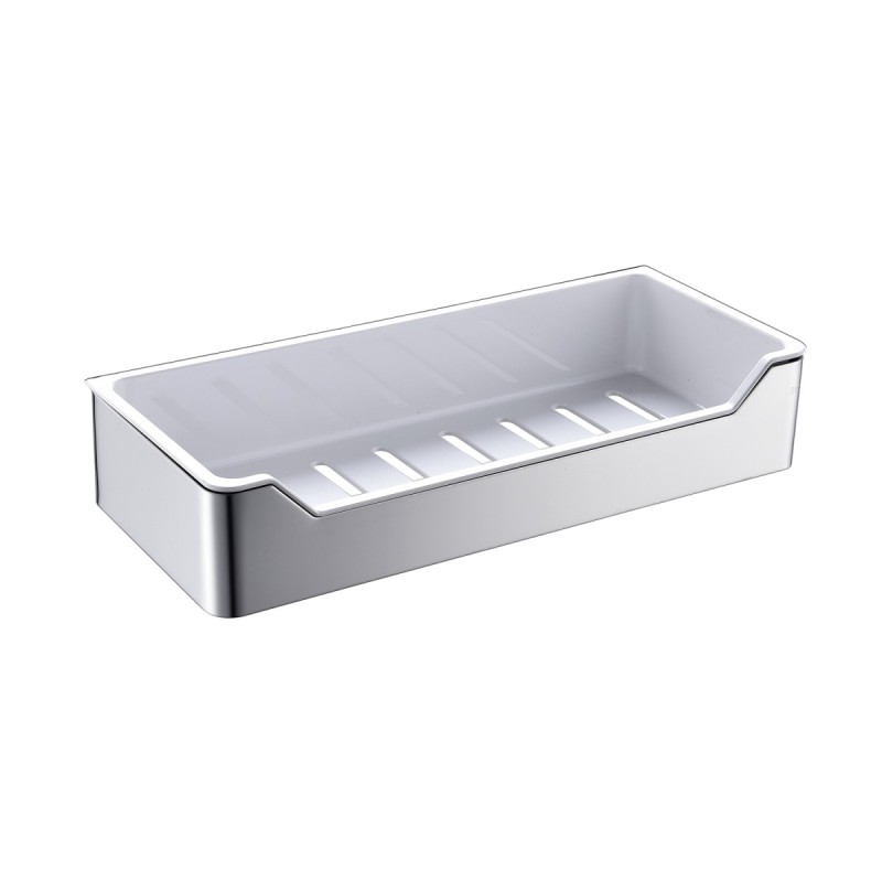 Tecmolog Stainless Steel Black/Nickel/Gold/Chrome Corner Shelf Caddy Bathing Platform with Hooks Wall Nail Storage SBH190/SBH190B/SBH190J/SBH190NA