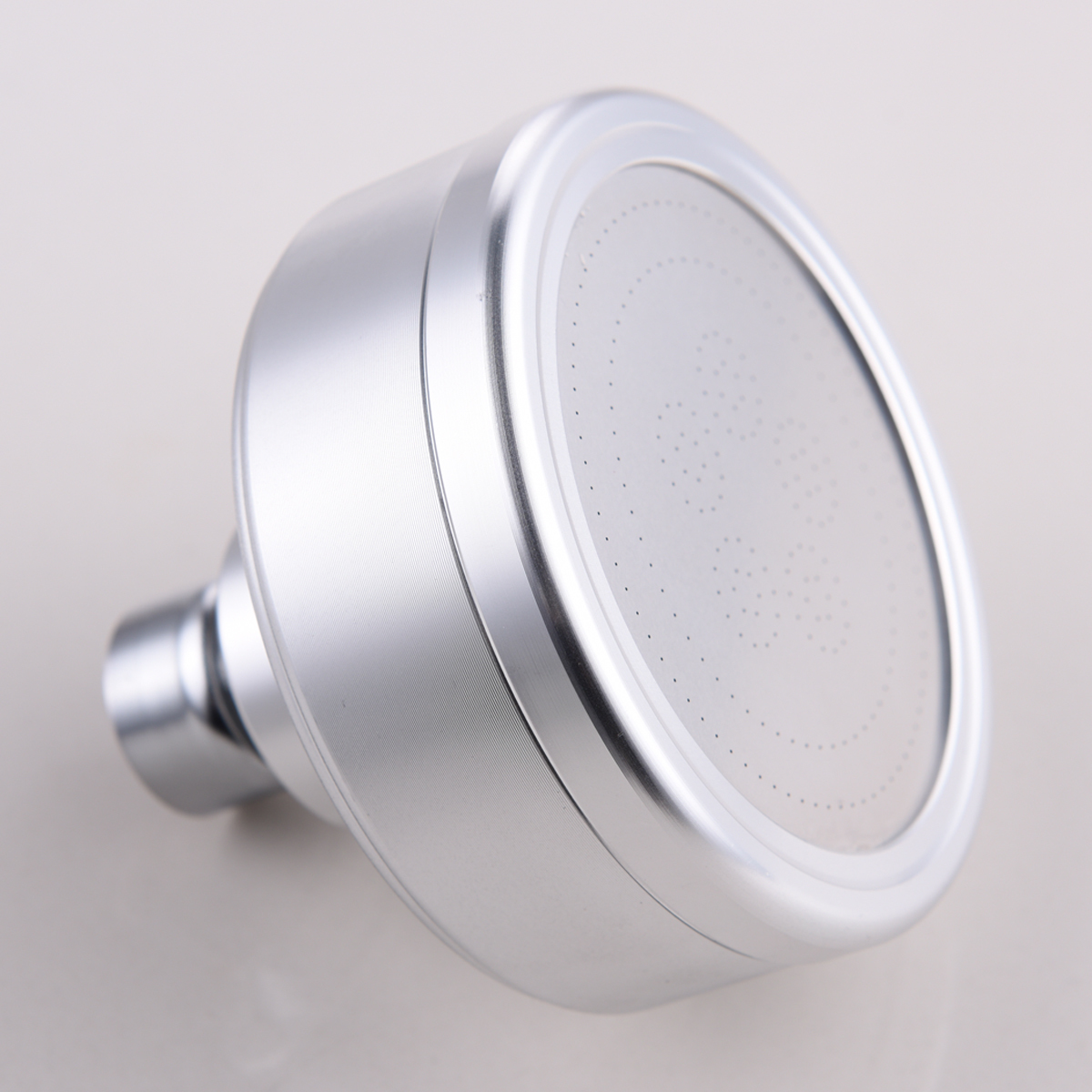 Tecmolog Space Aluminum Round Shower Head with Detachable and Washable Filter, High Pressure and Water Saving Rainfall Fixed Shower Head BD141