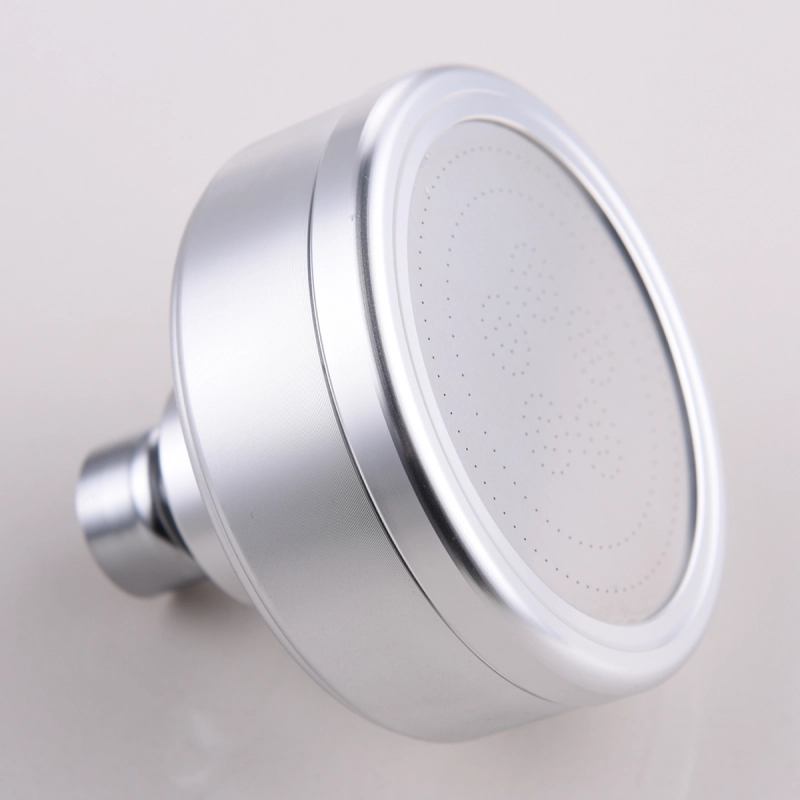 Tecmolog Space Aluminum Round Shower Head with Detachable and Washable Filter, High Pressure and Water Saving Rainfall Fixed Shower Head BD141