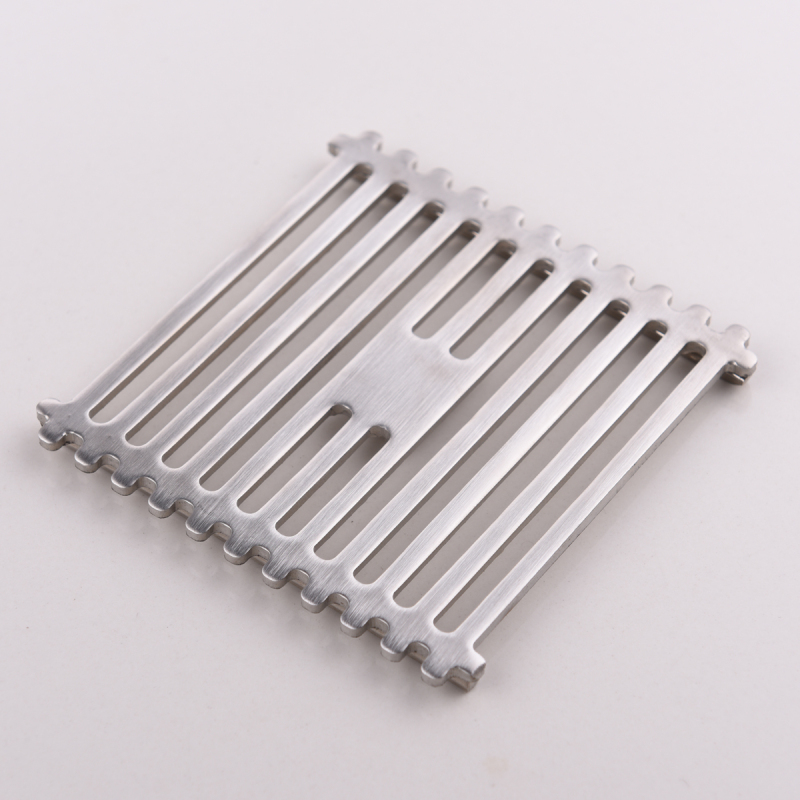 Tecmolog Stainless Steel Chrome Floor Drain, Rectangular/Square and Linear Hair Catcher Shower Drain for Bathroom and Kitchen FD004/FD004A