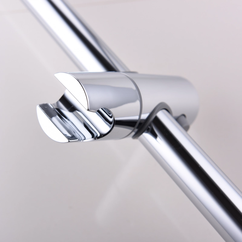 Tecmolog Plastic Chrome Shower Sliding Bar/Shower Set with Soap Dish and Adjustable Showerhead Holder PSLS3001/PSLS3001F/BC4008/BC4008F