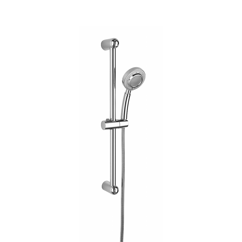 Tecmolog Plastic Chrome Shower Sliding Bar/Shower Set with Soap Dish and Adjustable Showerhead Holder PSLS3001/PSLS3001F/BC4008/BC4008F