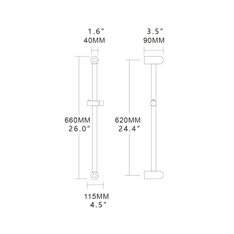 Tecmolog Plastic Chrome Shower Sliding Bar/Shower Set with Soap Dish and Adjustable Showerhead Holder PSLS3001/PSLS3001F/BC4008/BC4008F