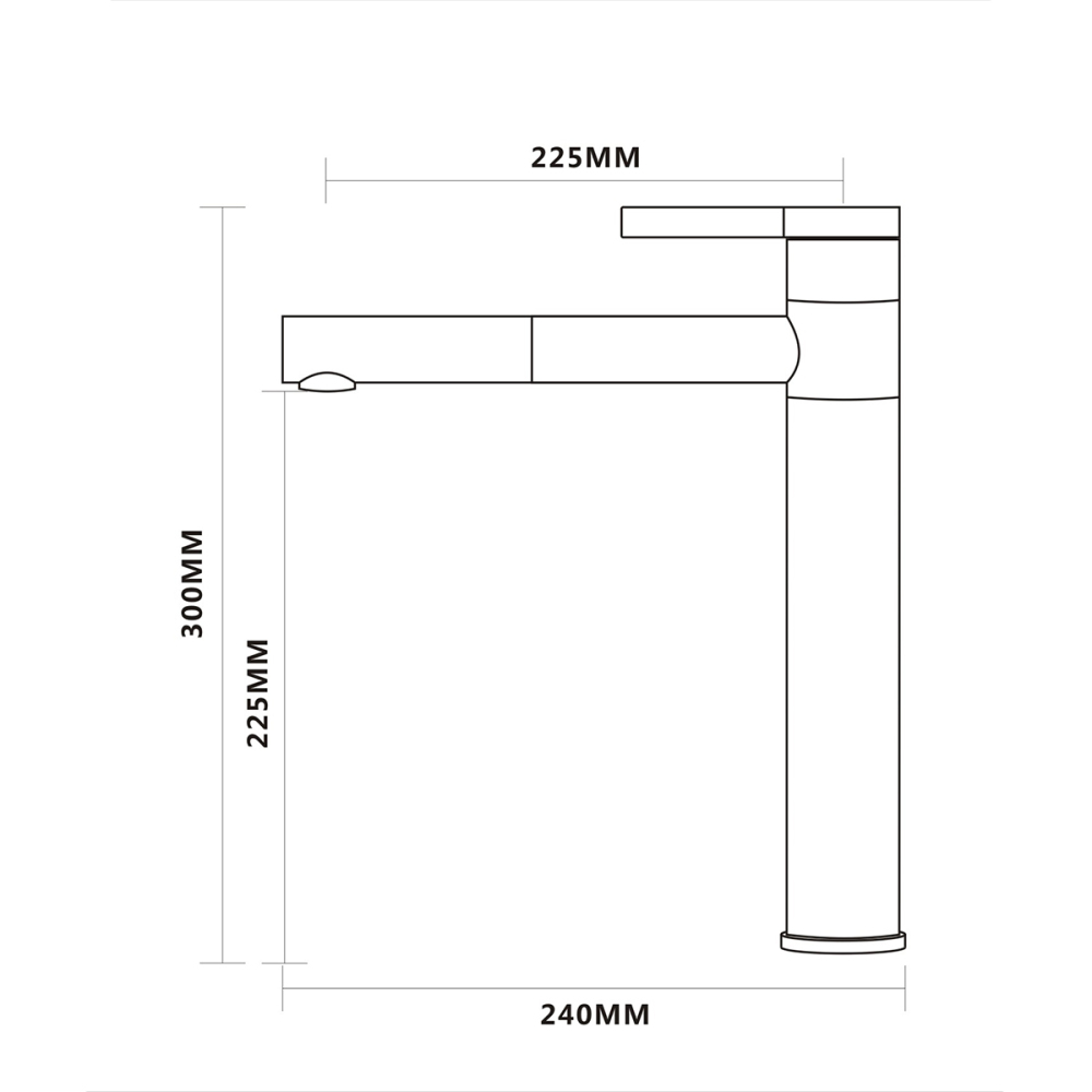 Tecmolog Brass White Basin Faucet, Bathroom sink Mixer Tap with 360° rotatable spout and Single Handle BW6112B/BW6112C