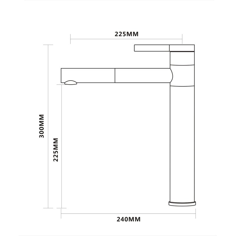 Tecmolog Brass White Basin Faucet, Bathroom sink Mixer Tap with 360° rotatable spout and Single Handle BW6112B/BW6112C