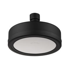 Tecmolog Stainless Steel Black Shower Head with High Pressure and Dense Rainfall, Wall Mounted Detachable Fixed Shower Head BD141ASB/BD141SB