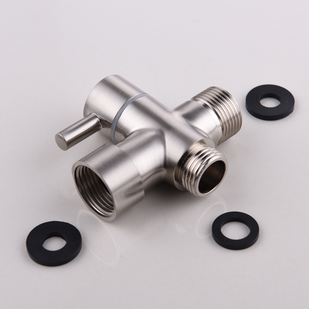 Tecmolog Stainless Steel Toilet Bidet Sprayer Set with Double Water Mode,  Bidet Shattaf Set with Hose, Holder and G 7/8 Diverter WS024AFM