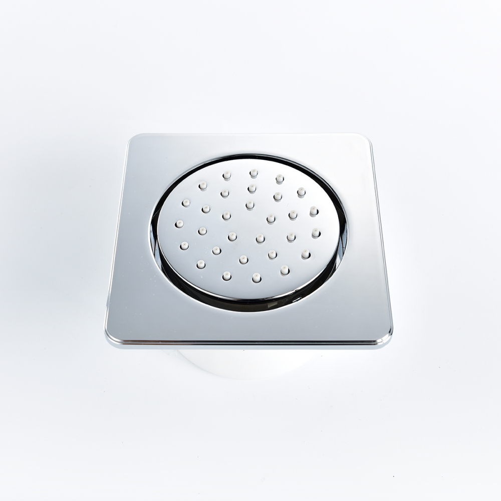 Tecmolog Brass Chrome Round/Square Shower Body Spout, Rainfall Spray Spa Spout for Bathroom SFA028/SFA028A