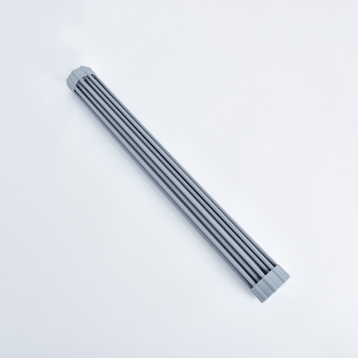 Tecmolog Stainless Steel Rollable Dish Drain Rack Over the Sink, Silicone Gray Collapsible Dish Drain Rack for Kitchen Counter A55/A55A