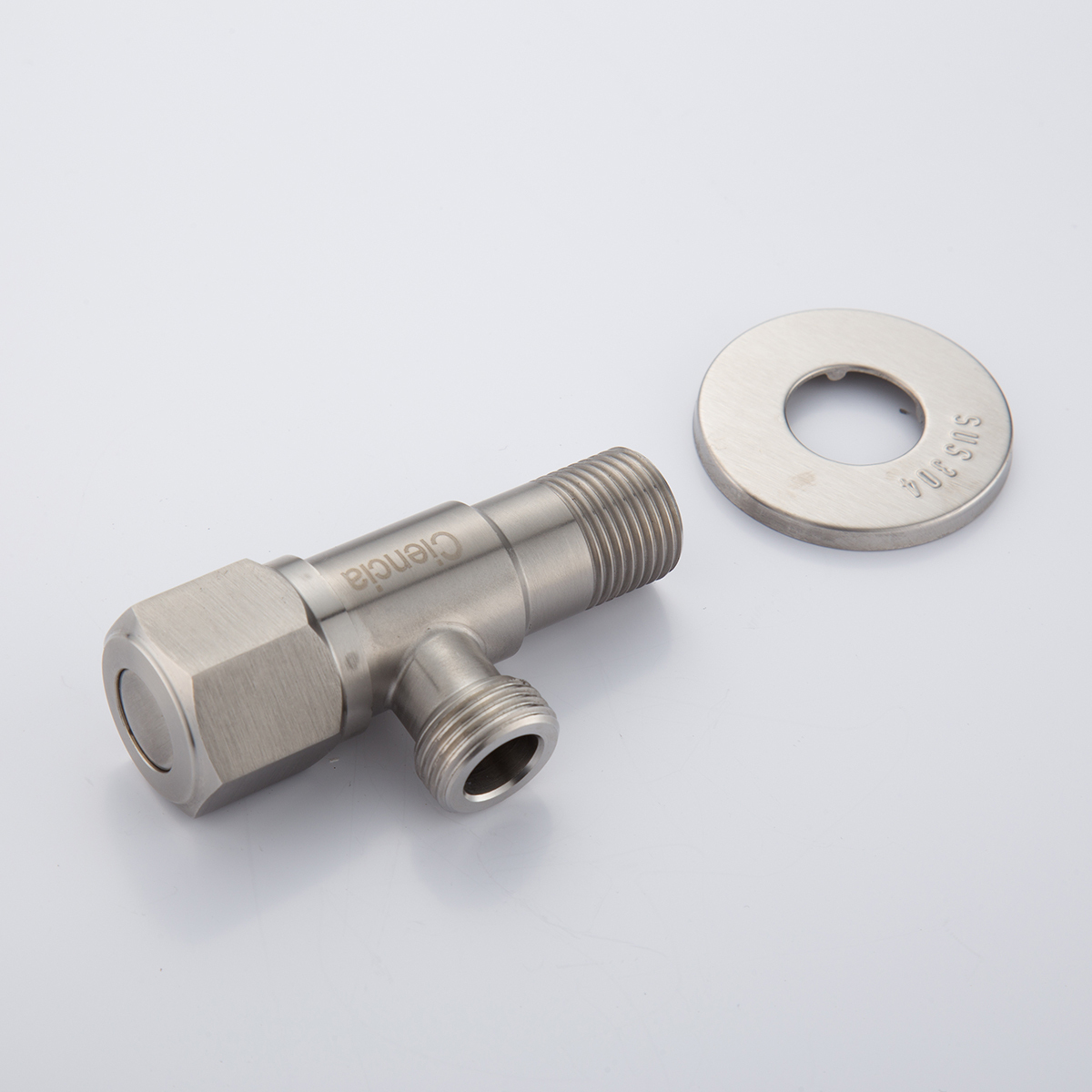 Tecmolog SUS304 Stainless Steel Nickle Bathroom Handheld Bidet Shattaf, Bidet Sprayer Set with Thermostatic valve WS024F1A