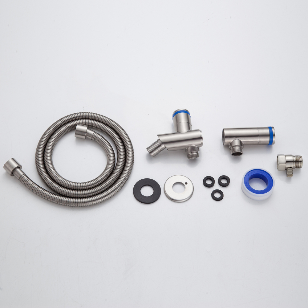 Tecmolog SUS304 Stainless Steel Magnetic Double Mode Toilet Bidet Sprayer, Handheld Sprayer Shattaf for Toilet Washing WS031/WS031F