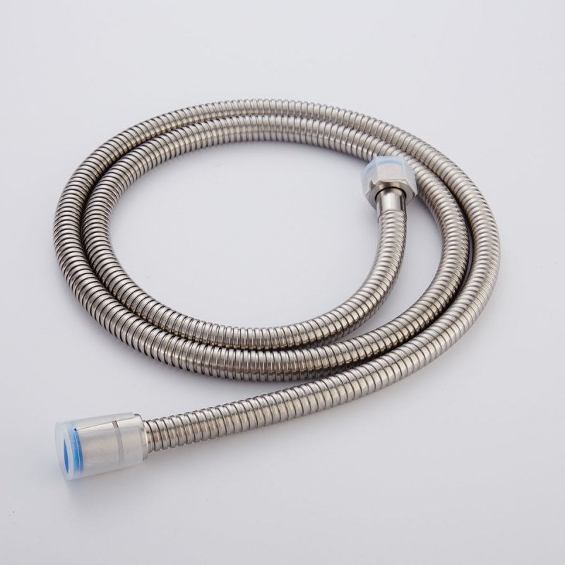 Tecmolog  Stainless Steel Anti-kink Shower Hose, 1.2m/1.5m/2.0m/2.5m/3.0m Extra Long Shower Hose for Hand Held Shower Head, FHA014