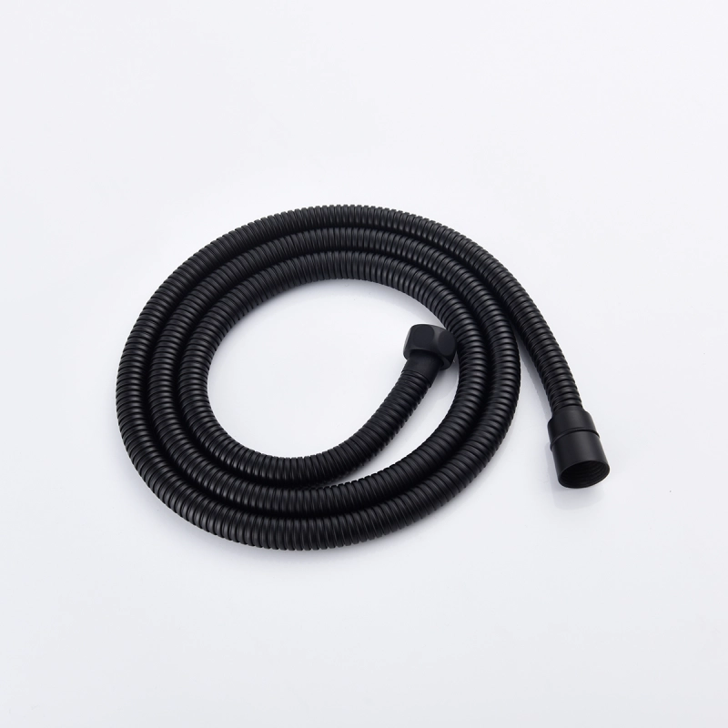 Tecmolog Stainless Steel Black Shower Hose, 1.5 Metre Anti-kink Shower Hose for Hand Held Shower Head  FHA018B