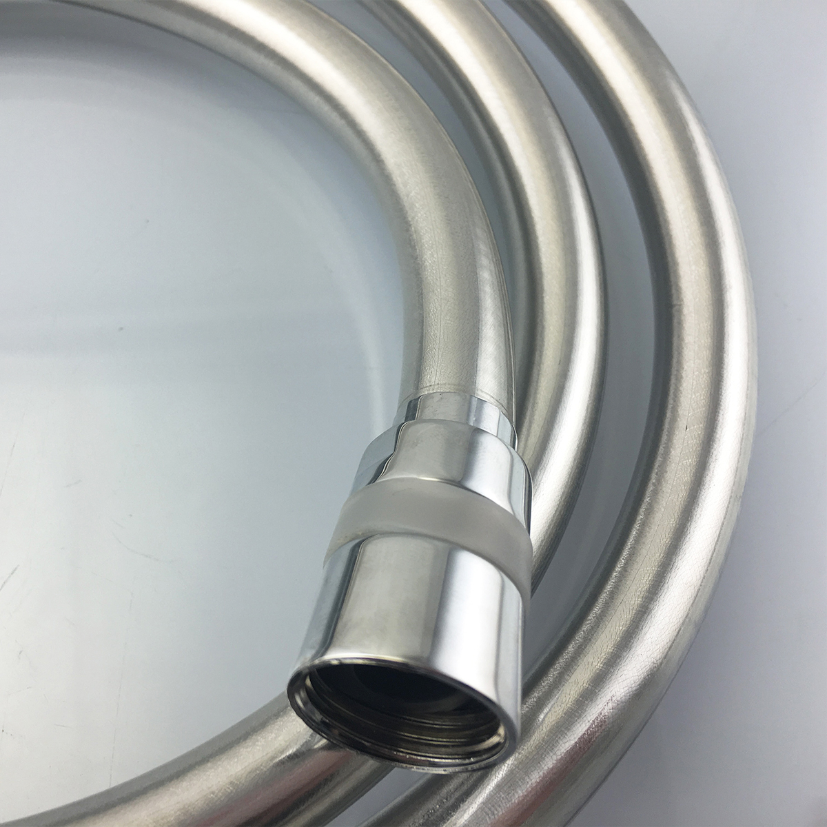 Tecmolog PVC Shower Hose, 47/59/66/78/98/118 Inch Extra Long Shower Hose with Brass Insert and Nut for Handheld Shower Head