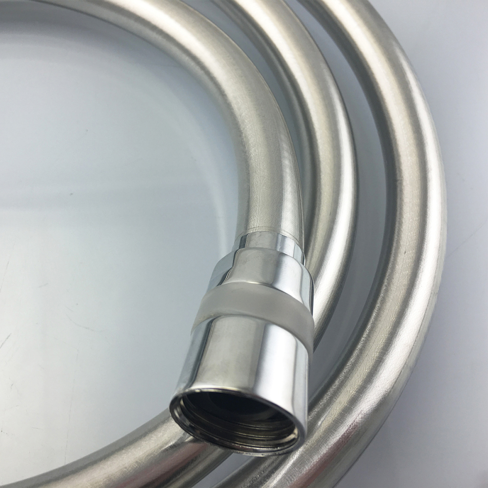 Tecmolog PVC Shower Hose, 47/59/66/78/98/118 Inch Extra Long Shower Hose with Brass Insert and Nut for Handheld Shower Head