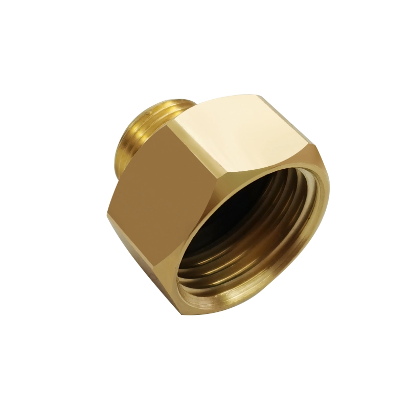 Tecmolog Brass Hose Adapter Connector, G1/2'' Male Thread to US3/8'' Female Thread, US3/8'' Male Thread to G1/2'' Female Thread, SBA025B/SBA025C