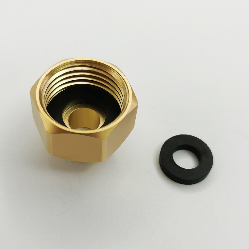 Tecmolog Brass Hose Adapter Connector, G1/2'' Male Thread to US3/8'' Female Thread, US3/8'' Male Thread to G1/2'' Female Thread, SBA025B/SBA025C